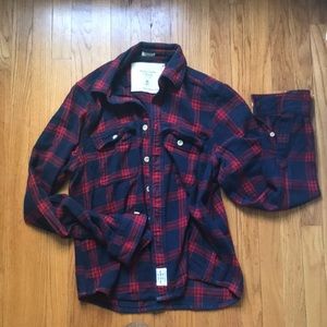 Flannel Muscle Button-up 🍂